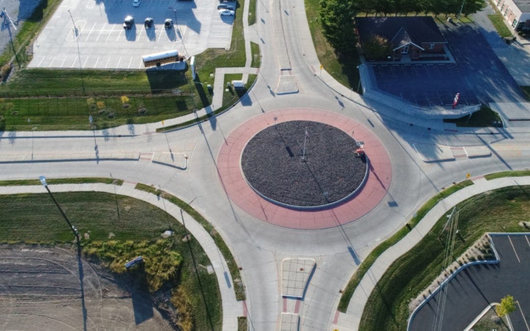 Jamestown Road and Holy Cross Lane Roundabout