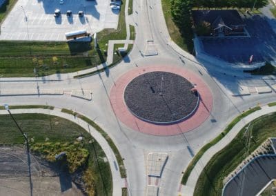 Jamestown Road and Holy Cross Lane Roundabout