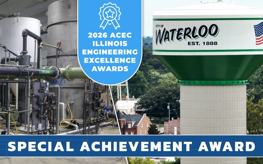 HMG Engineers, Inc. Earns ACEC Illinois 2026 Special Achievement Award for Waterloo Water Supply, Treatment & Transmission Project